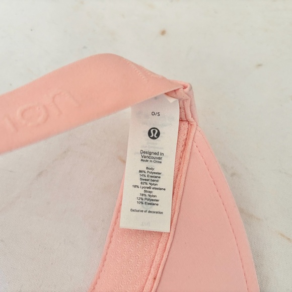 Lululemon Fast Paced Run Visor Dew Pink - Picture 6 of 6